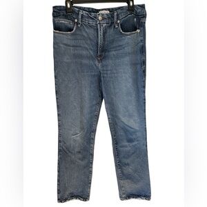 Good American Women's Straight Leg Jeans - Blue